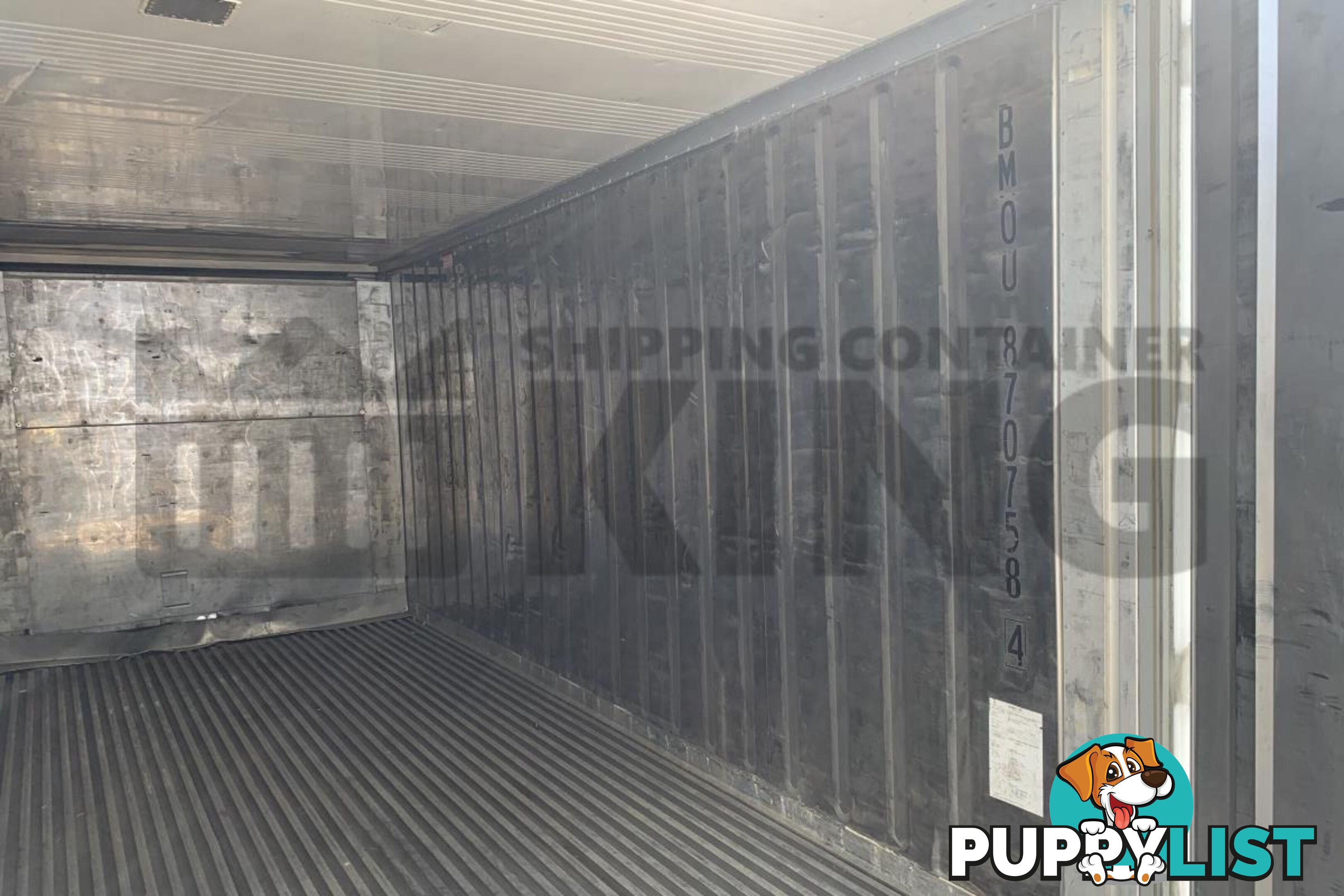 20' STANDARD HEIGHT REFRIGERATED "REEFER" SHIPPING CONTAINER (OPERATIONAL)