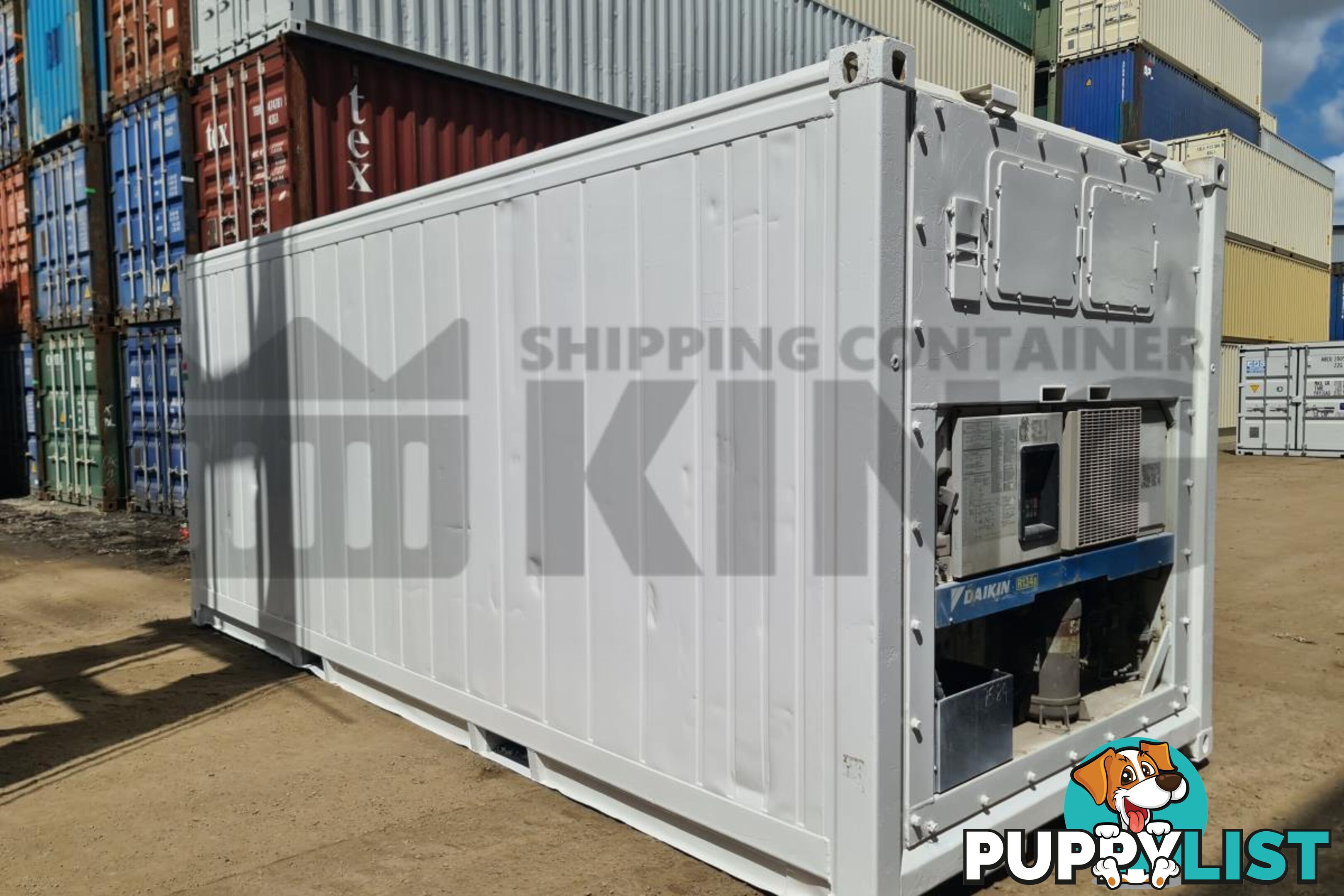 20' STANDARD HEIGHT REFRIGERATED "REEFER" SHIPPING CONTAINER (OPERATIONAL)