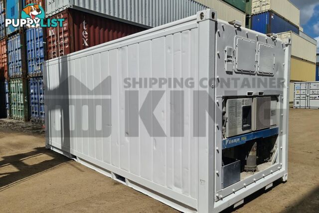 20' STANDARD HEIGHT REFRIGERATED "REEFER" SHIPPING CONTAINER (OPERATIONAL)