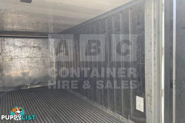 20' STANDARD HEIGHT REFRIGERATED "REEFER" SHIPPING CONTAINER (OPERATIONAL)