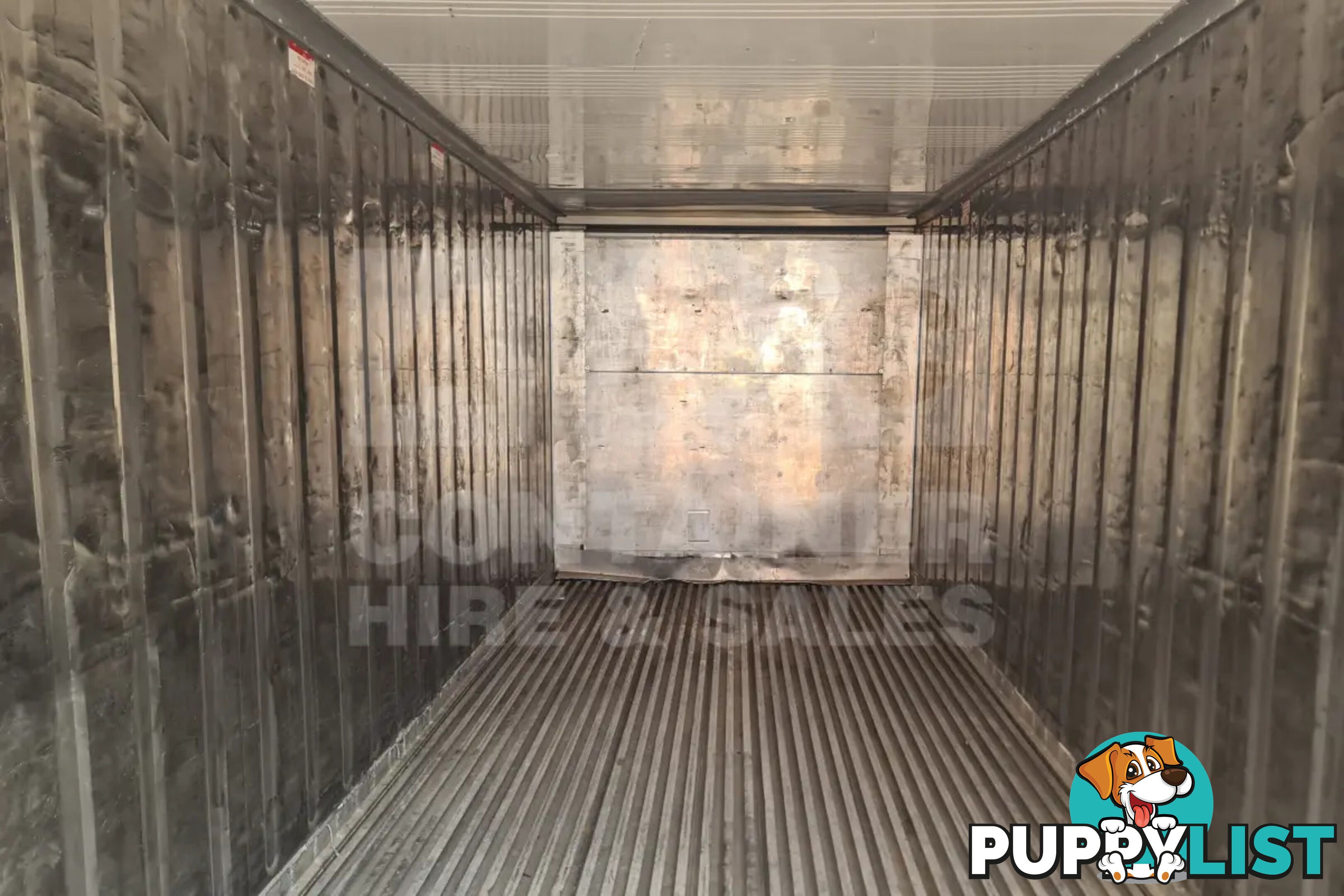 20' STANDARD HEIGHT REFRIGERATED "REEFER" SHIPPING CONTAINER (OPERATIONAL)