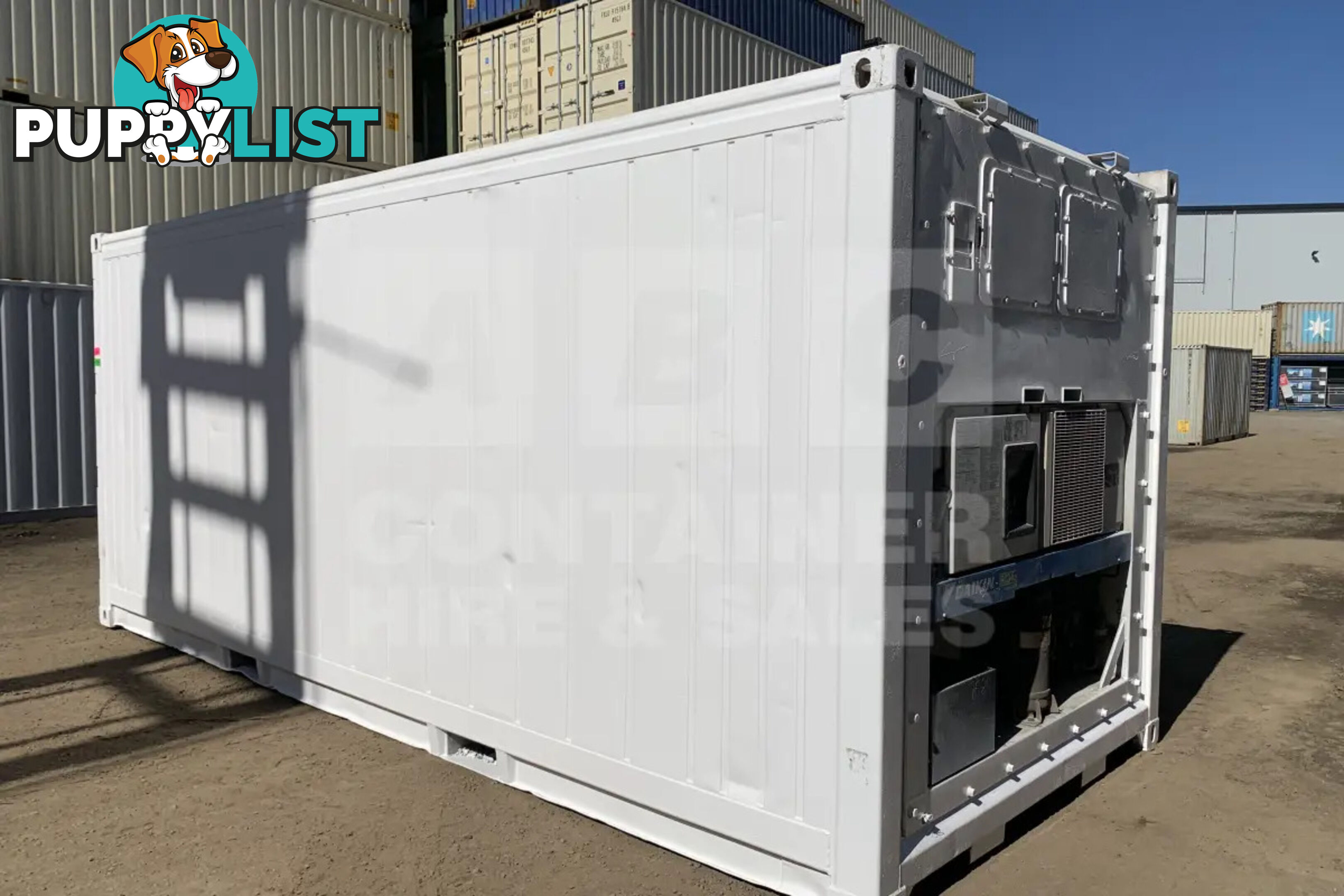 20' STANDARD HEIGHT REFRIGERATED "REEFER" SHIPPING CONTAINER (OPERATIONAL)