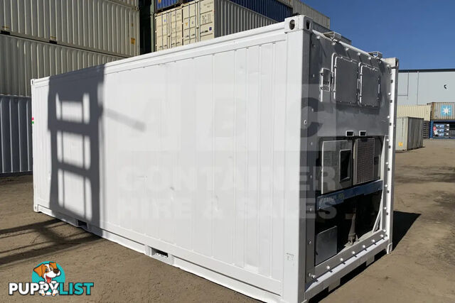 20' STANDARD HEIGHT REFRIGERATED "REEFER" SHIPPING CONTAINER (OPERATIONAL)