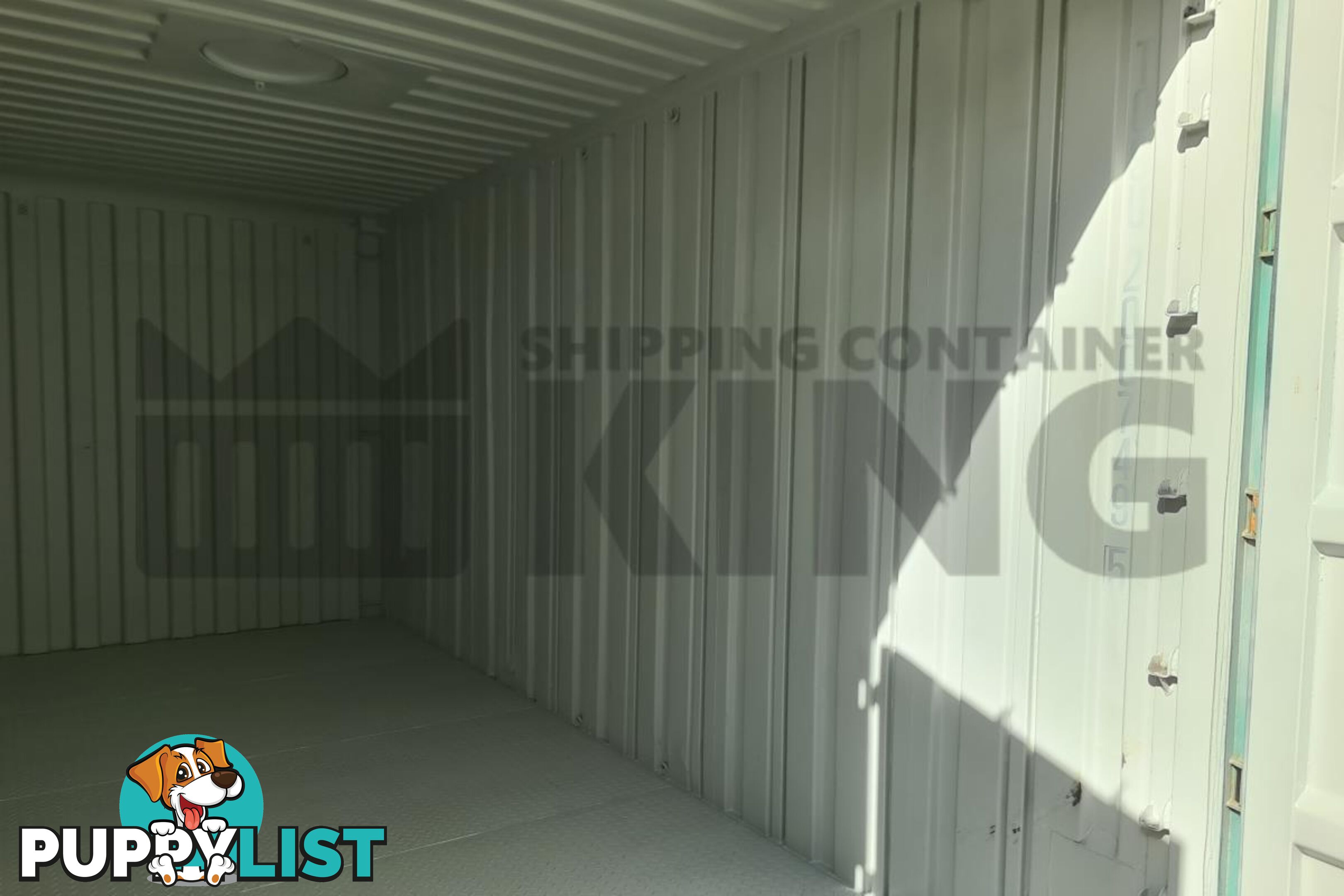 20' HIGH CUBE BULKER SHIPPING CONTAINER (STEEL FLOOR WITH ROOF HATCHES, 2 PALLETS WIDE)