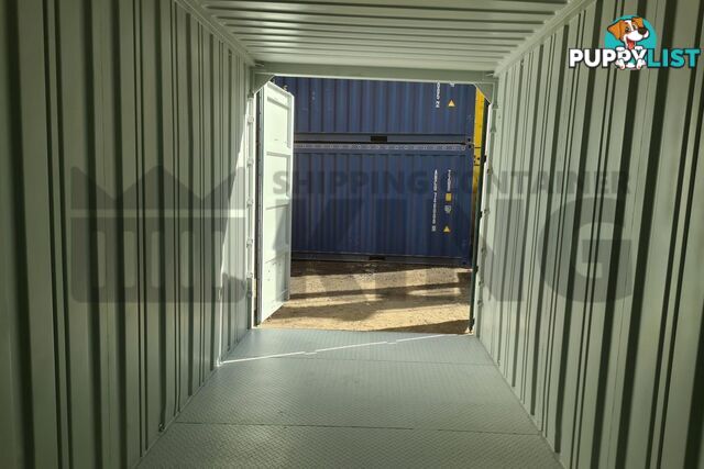 20' HIGH CUBE BULKER SHIPPING CONTAINER (STEEL FLOOR WITH ROOF HATCHES, 2 PALLETS WIDE)