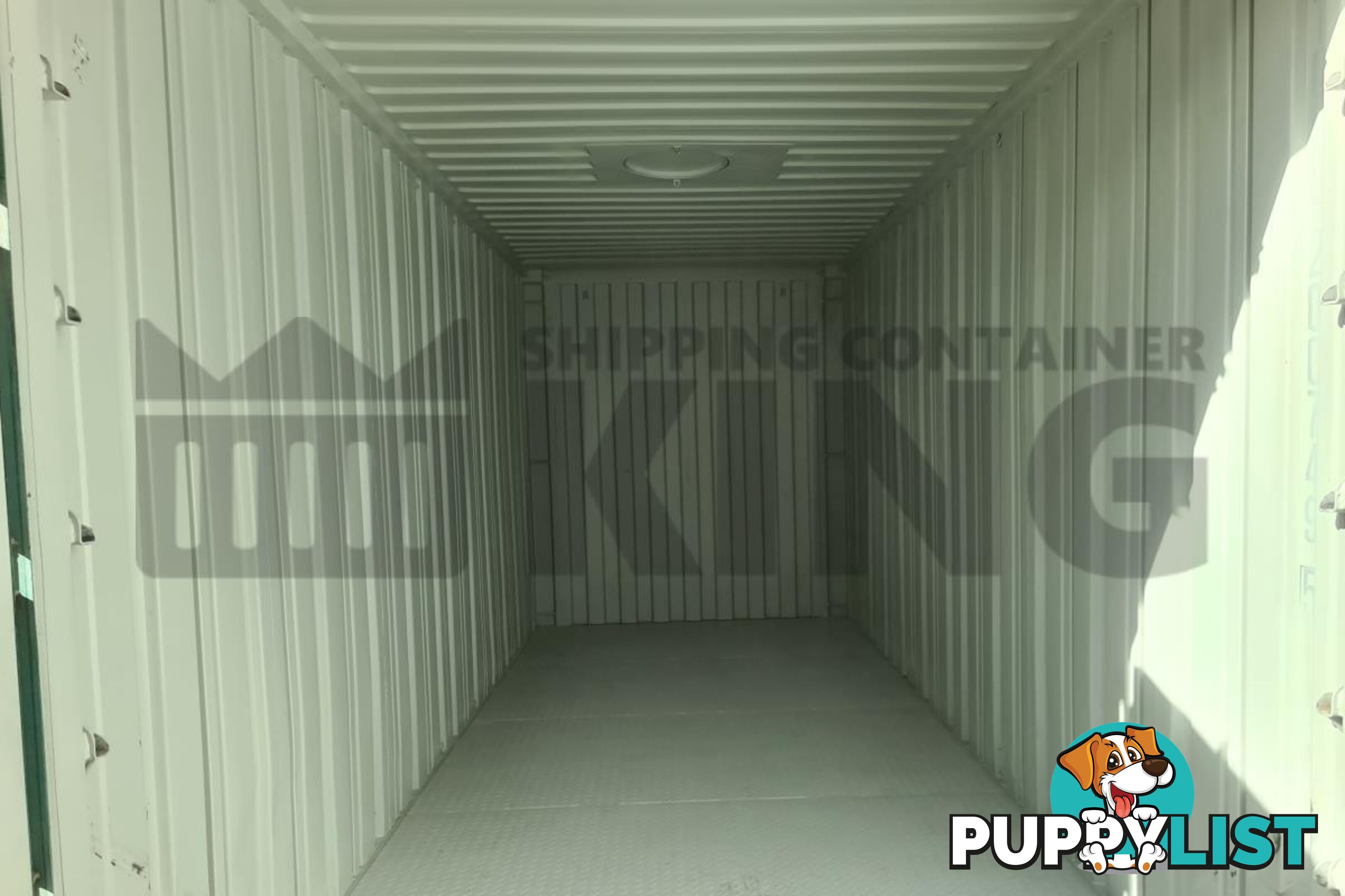 20' HIGH CUBE BULKER SHIPPING CONTAINER (STEEL FLOOR WITH ROOF HATCHES, 2 PALLETS WIDE)