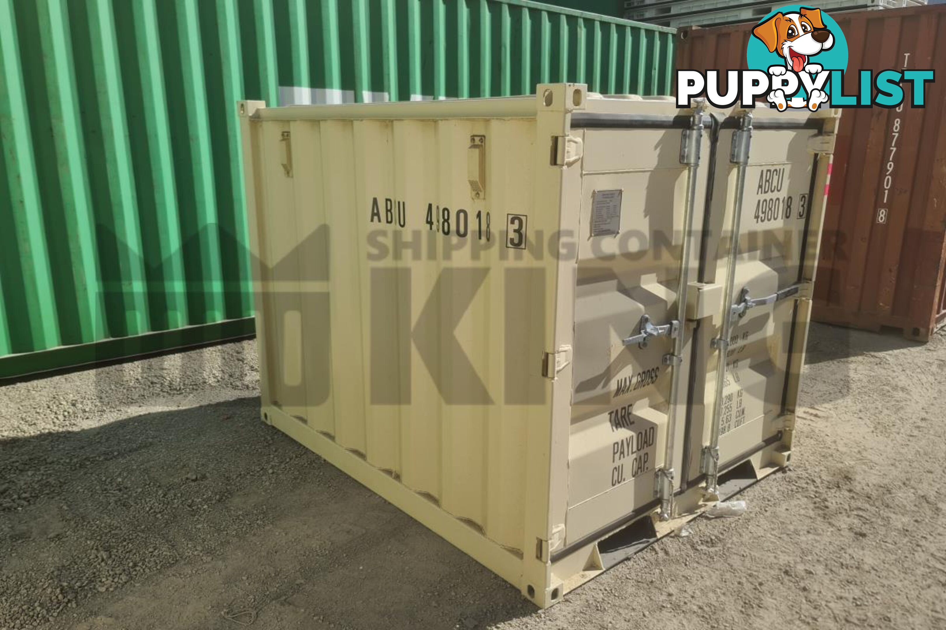 7' MINI CUBE SHIPPING CONTAINER - in Brisbane