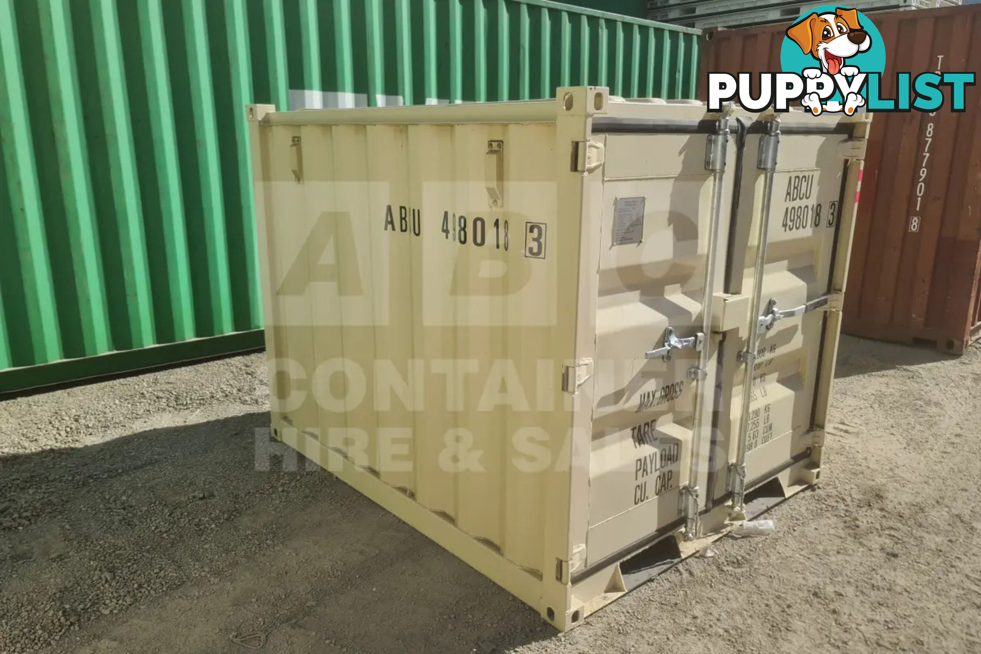 7' MINI CUBE SHIPPING CONTAINER - in Brisbane