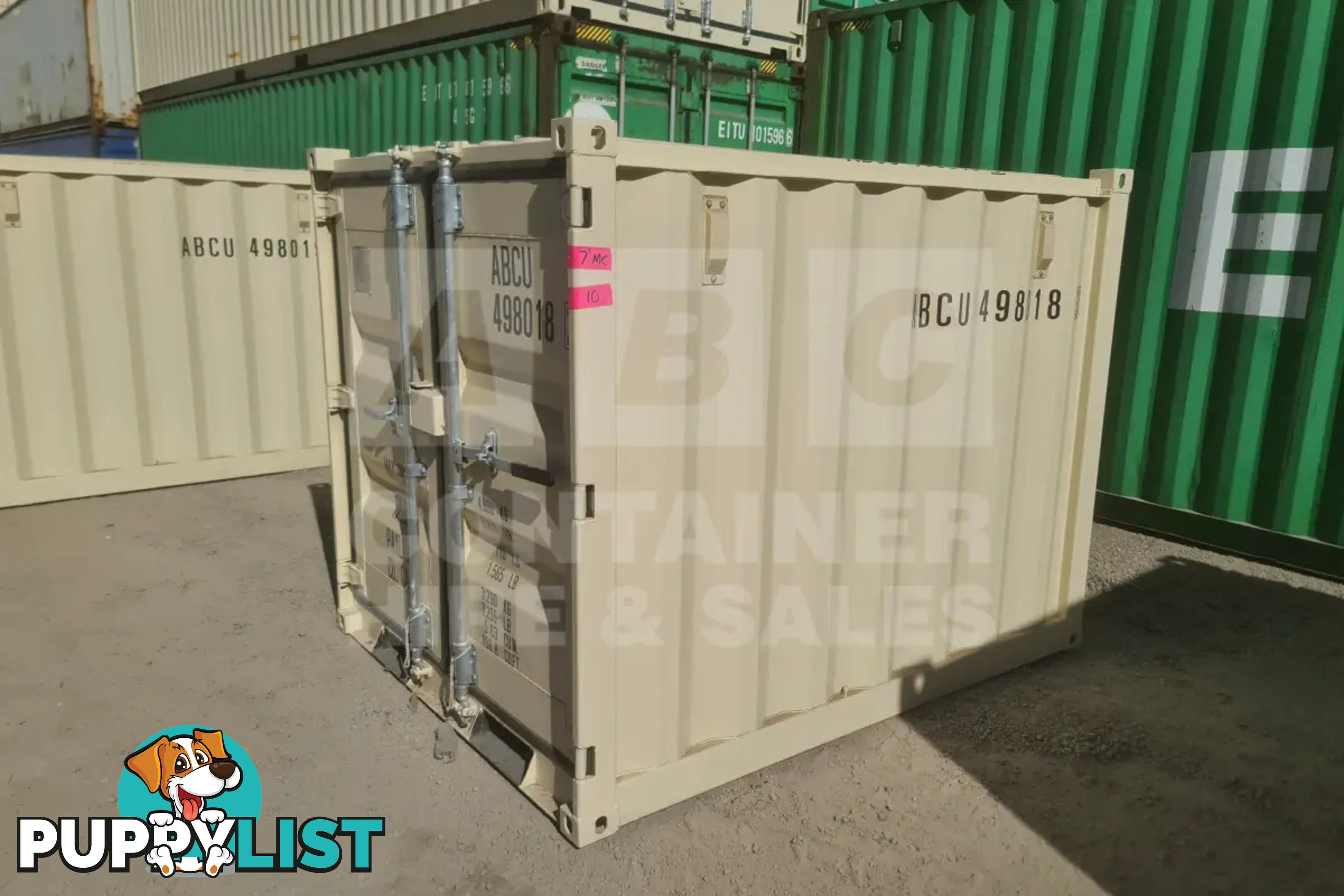 7' MINI CUBE SHIPPING CONTAINER - in Brisbane