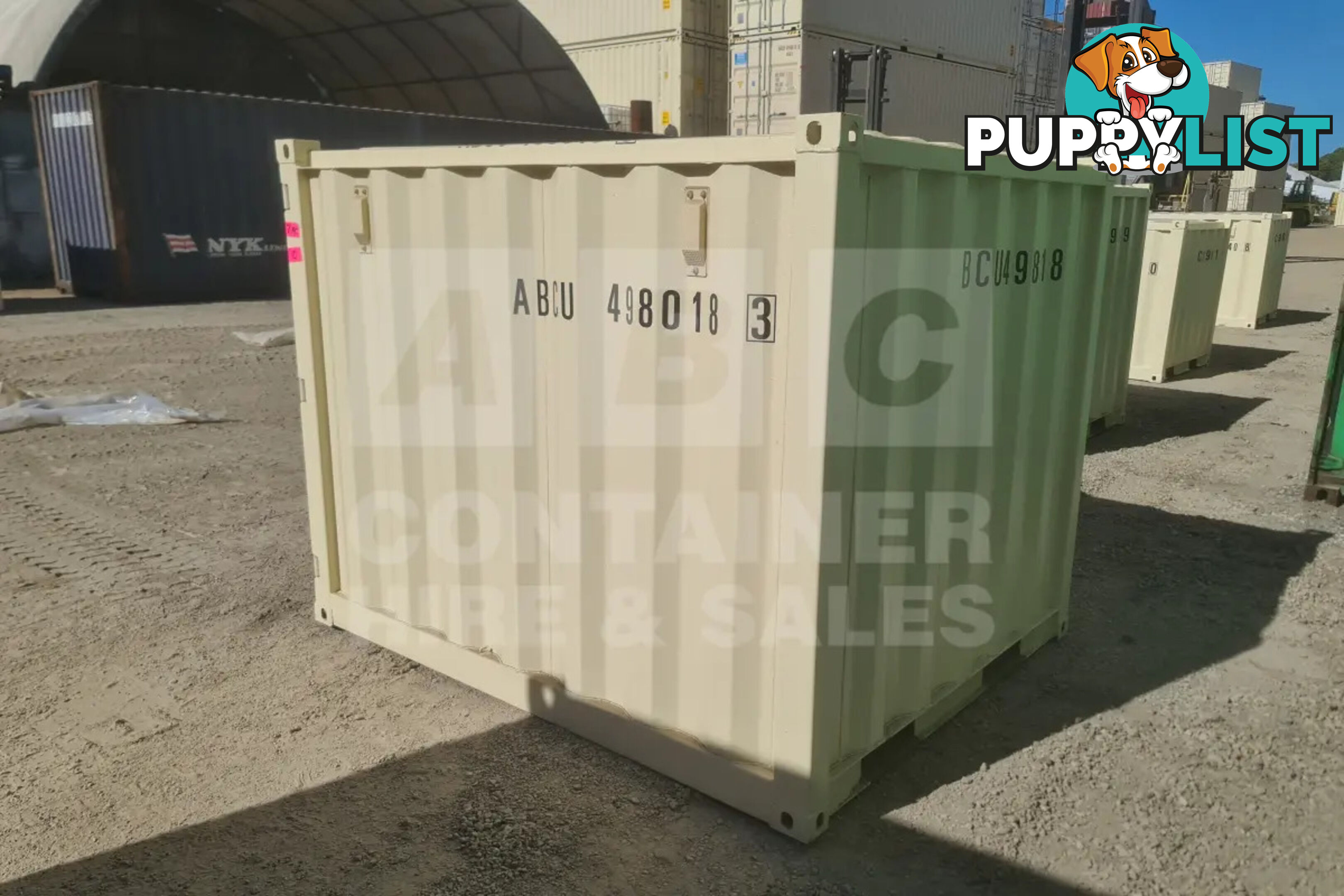 7' MINI CUBE SHIPPING CONTAINER - in Brisbane