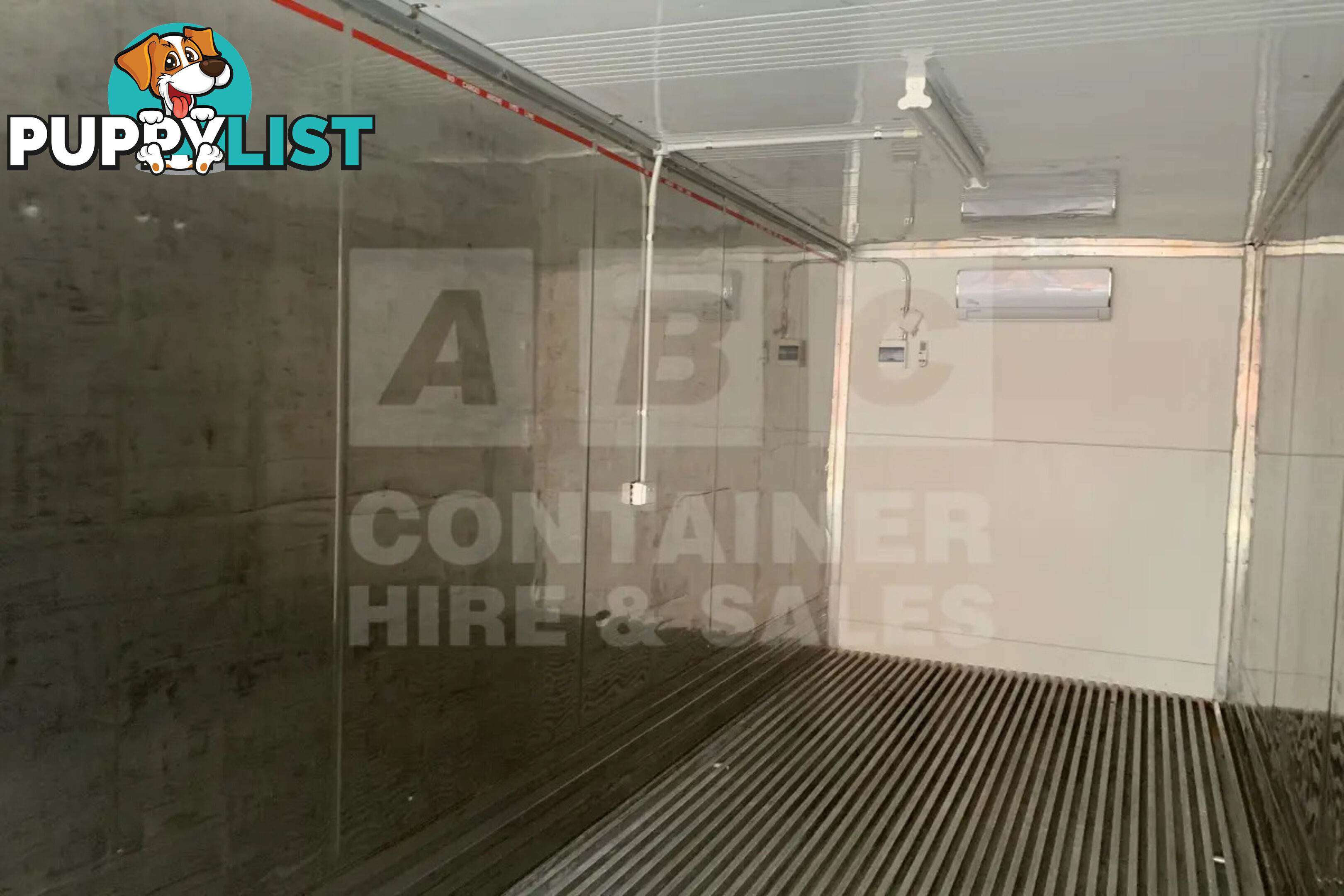 40' HIGH CUBE SHIPPING CONTAINER (NON-OPERATIONAL, MODIFIED)