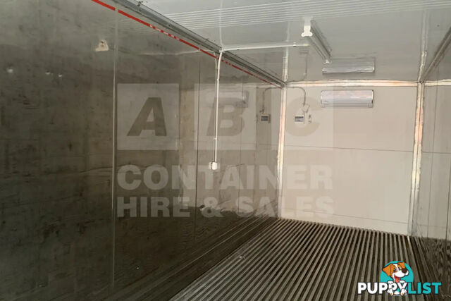 40' HIGH CUBE SHIPPING CONTAINER (NON-OPERATIONAL, MODIFIED)