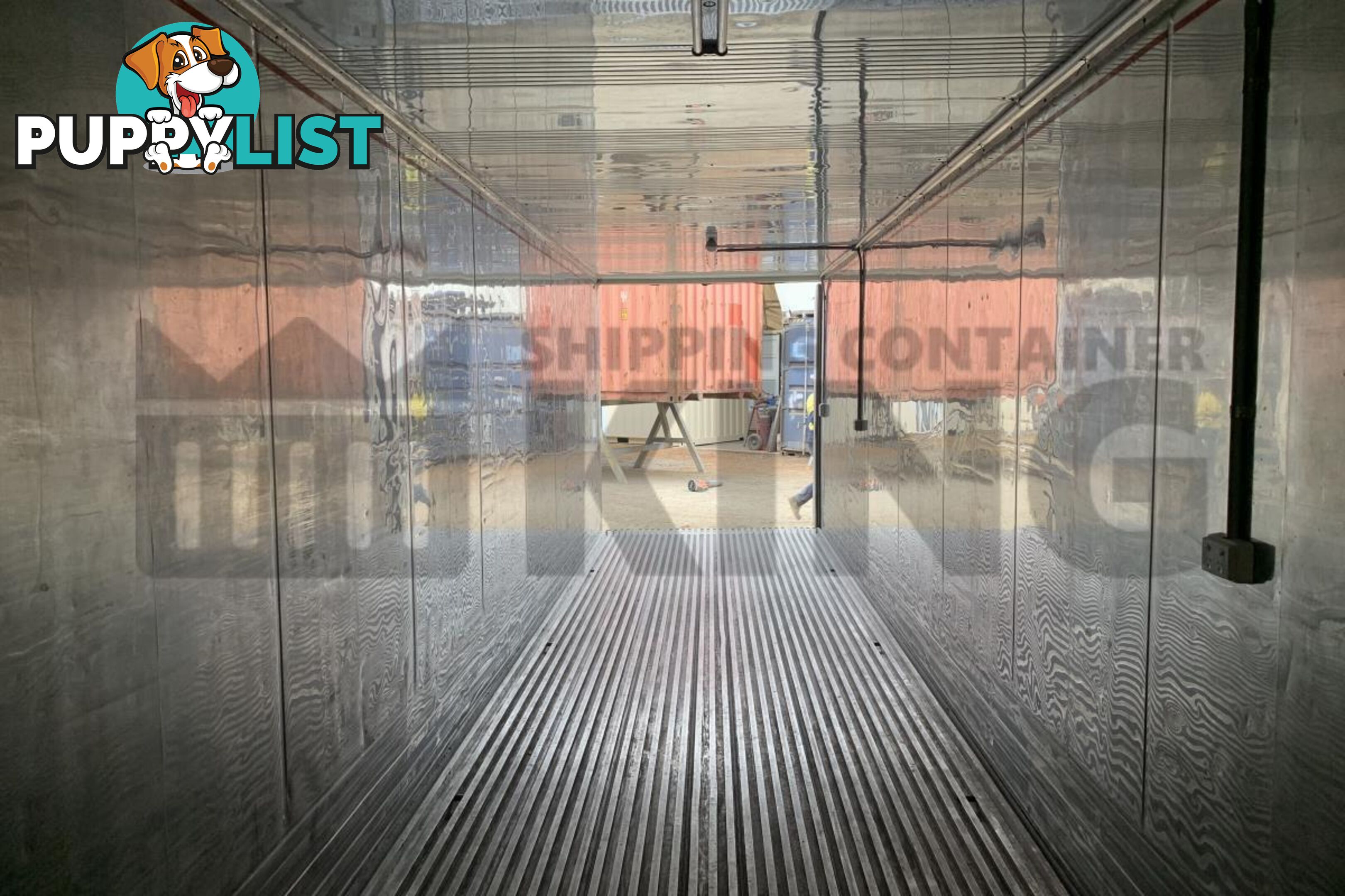 40' HIGH CUBE SHIPPING CONTAINER (NON-OPERATIONAL, MODIFIED)