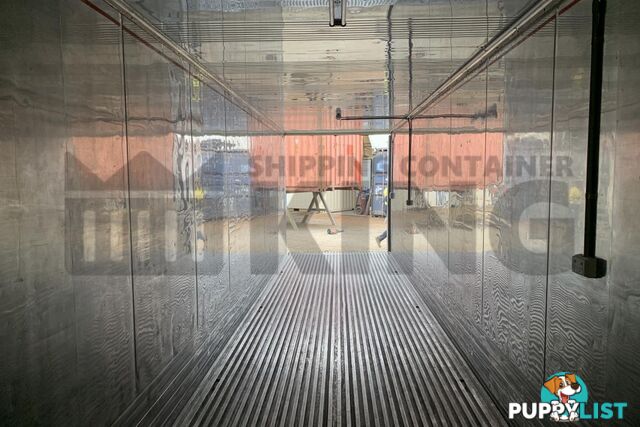 40' HIGH CUBE SHIPPING CONTAINER (NON-OPERATIONAL, MODIFIED)