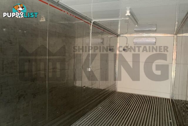 40' HIGH CUBE SHIPPING CONTAINER (NON-OPERATIONAL, MODIFIED)