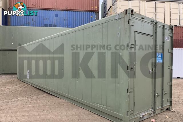 40' HIGH CUBE SHIPPING CONTAINER (NON-OPERATIONAL, MODIFIED)