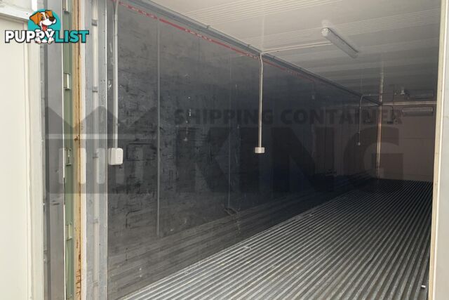 40' HIGH CUBE SHIPPING CONTAINER (NON-OPERATIONAL, MODIFIED)