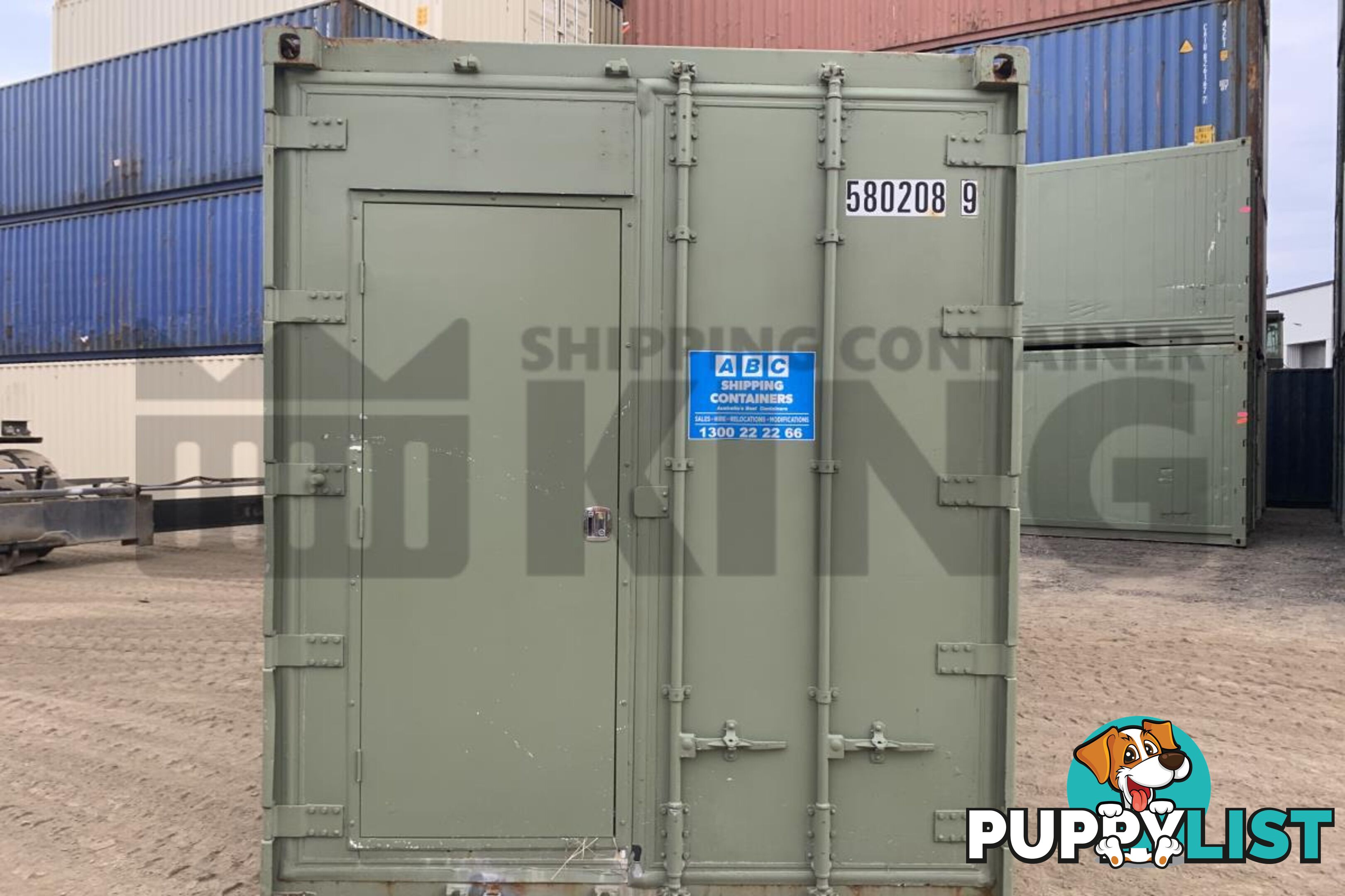 40' HIGH CUBE SHIPPING CONTAINER (NON-OPERATIONAL, MODIFIED)