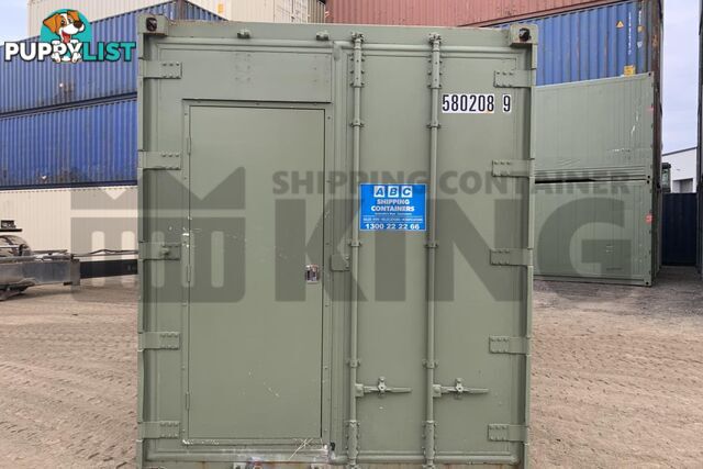 40' HIGH CUBE SHIPPING CONTAINER (NON-OPERATIONAL, MODIFIED)
