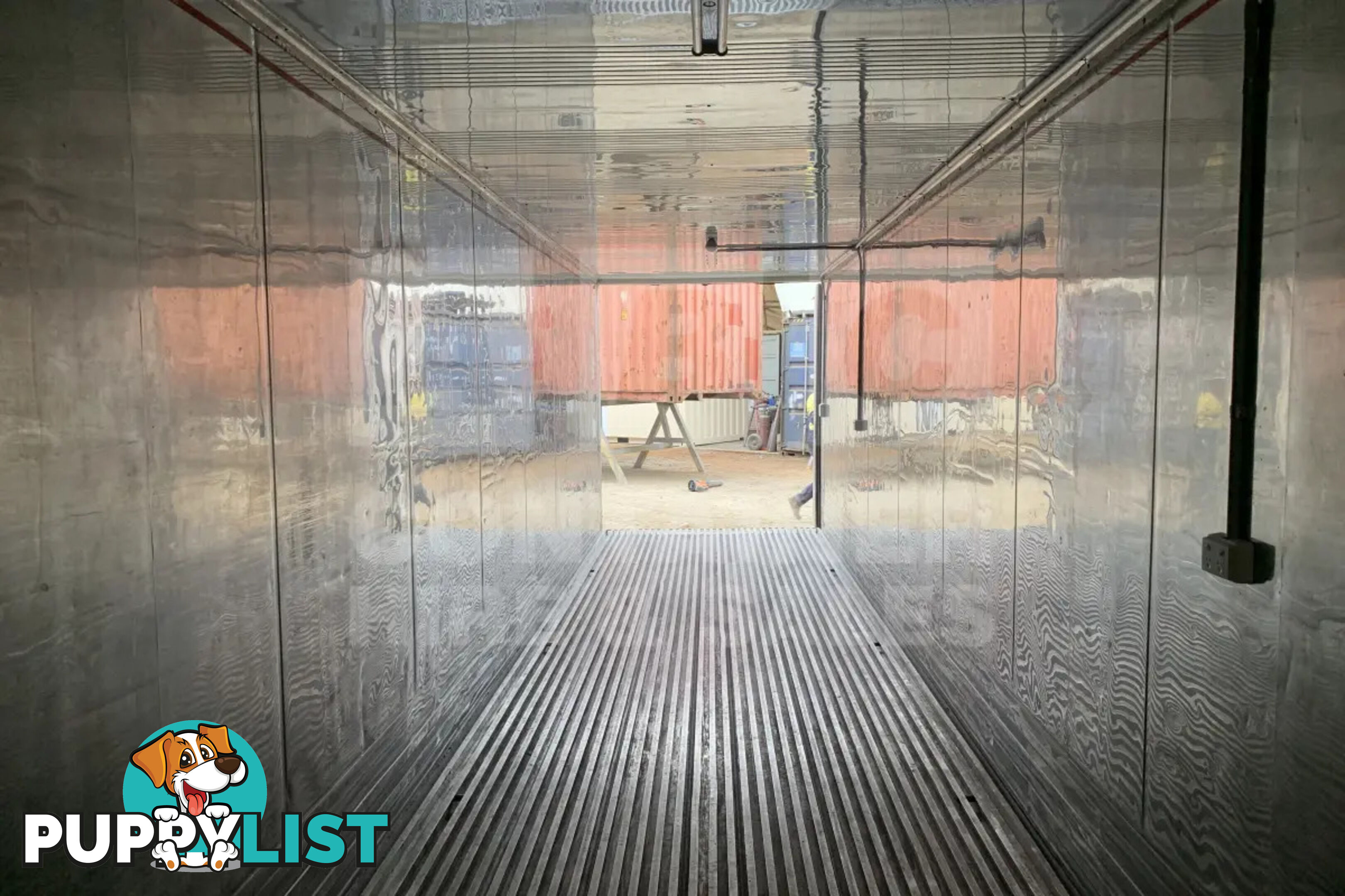 40' HIGH CUBE SHIPPING CONTAINER (NON-OPERATIONAL, MODIFIED)