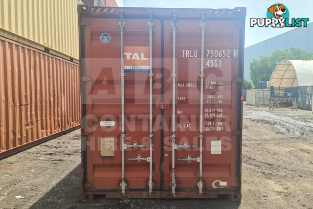 40' HIGH CUBE SHIPPING CONTAINER