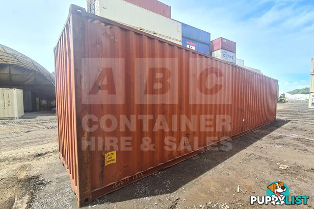 40' HIGH CUBE SHIPPING CONTAINER