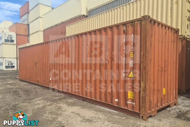 40' HIGH CUBE SHIPPING CONTAINER