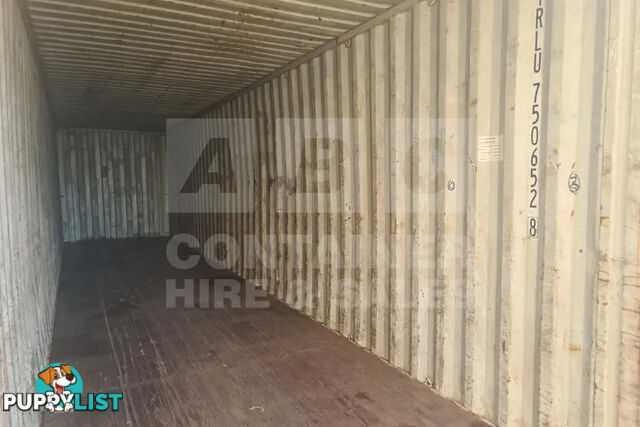40' HIGH CUBE SHIPPING CONTAINER