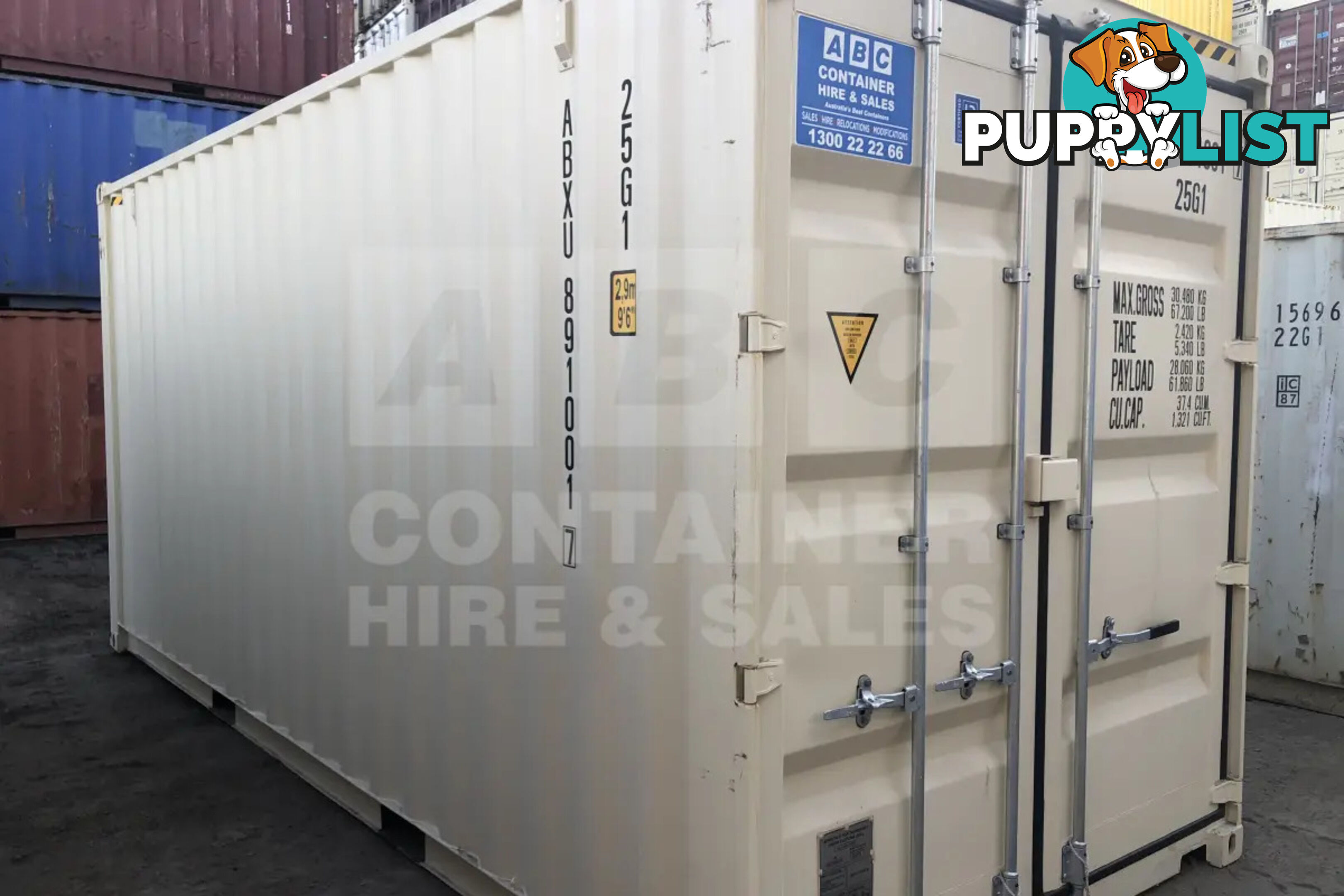 20' HIGH CUBE SHIPPING CONTAINER (STEEL FLOOR) - in Brisbane