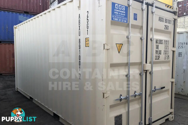 20' HIGH CUBE SHIPPING CONTAINER (STEEL FLOOR) - in Brisbane