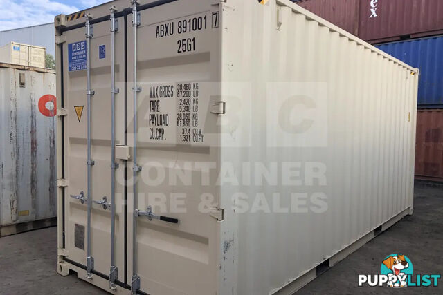 20' HIGH CUBE SHIPPING CONTAINER (STEEL FLOOR) - in Brisbane