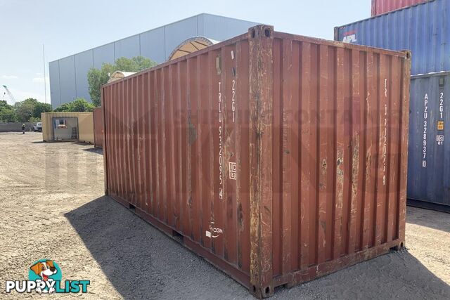 20' STANDARD HEIGHT SHIPPING CONTAINER - in Brisbane