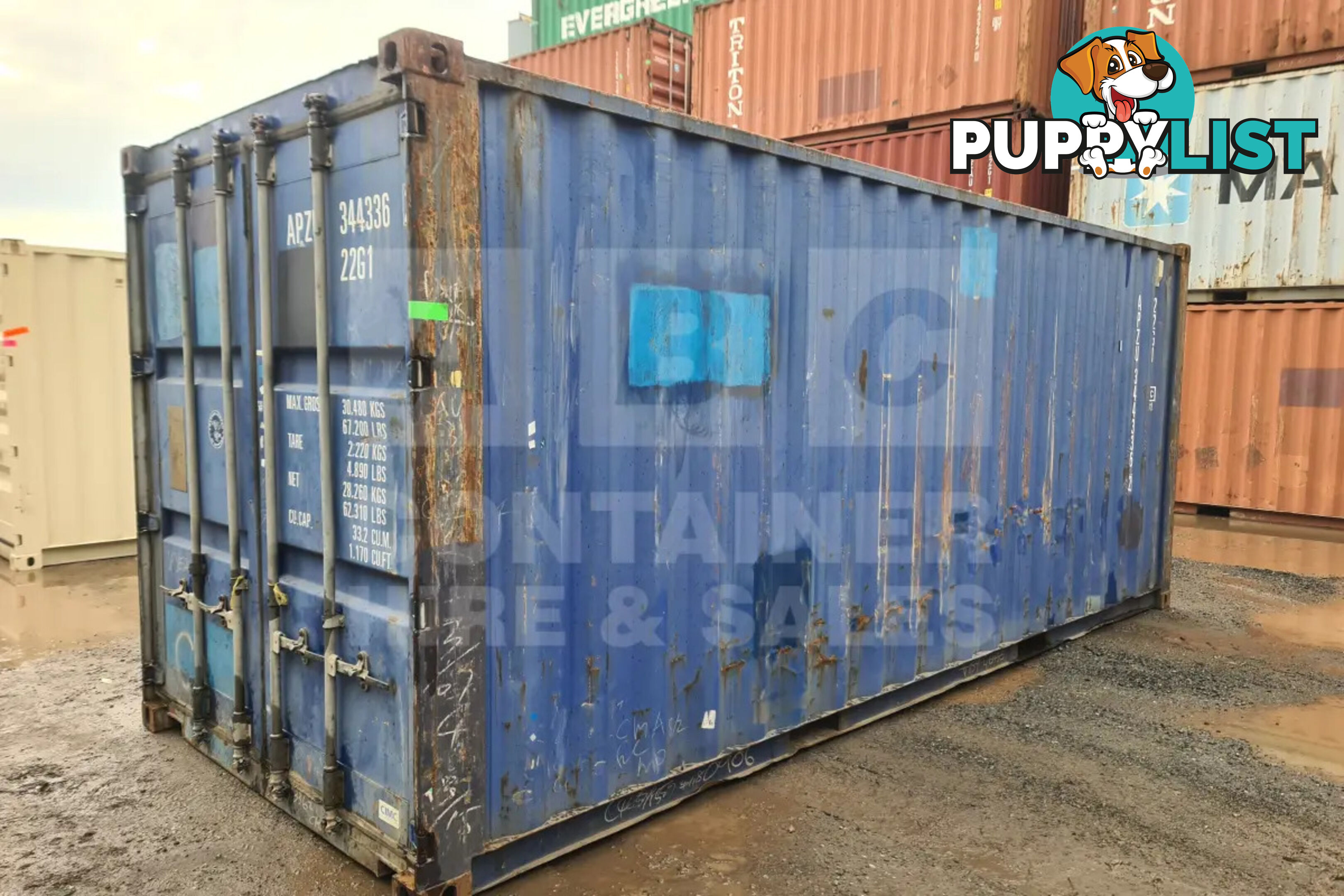 20' STANDARD HEIGHT SHIPPING CONTAINER