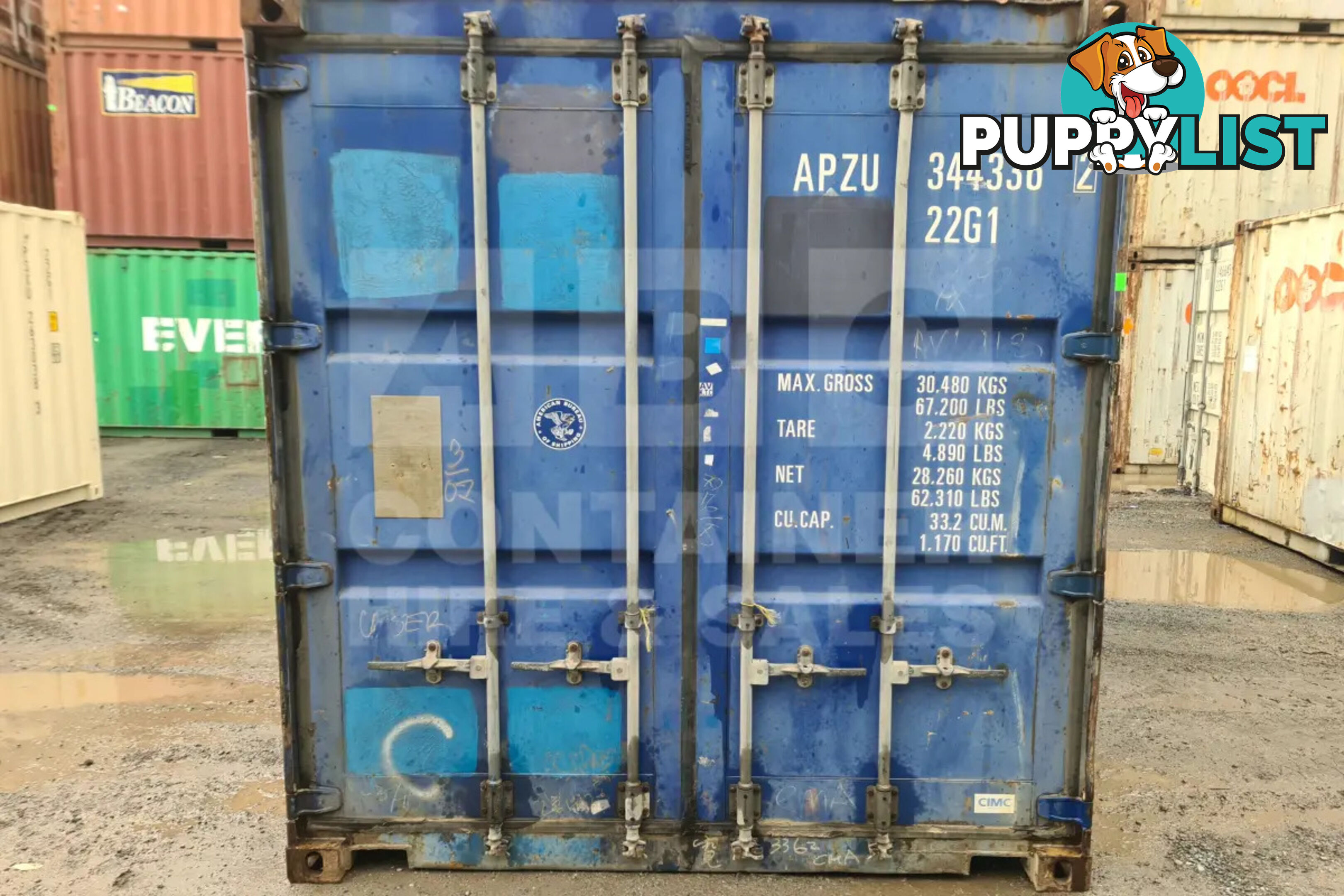 20' STANDARD HEIGHT SHIPPING CONTAINER