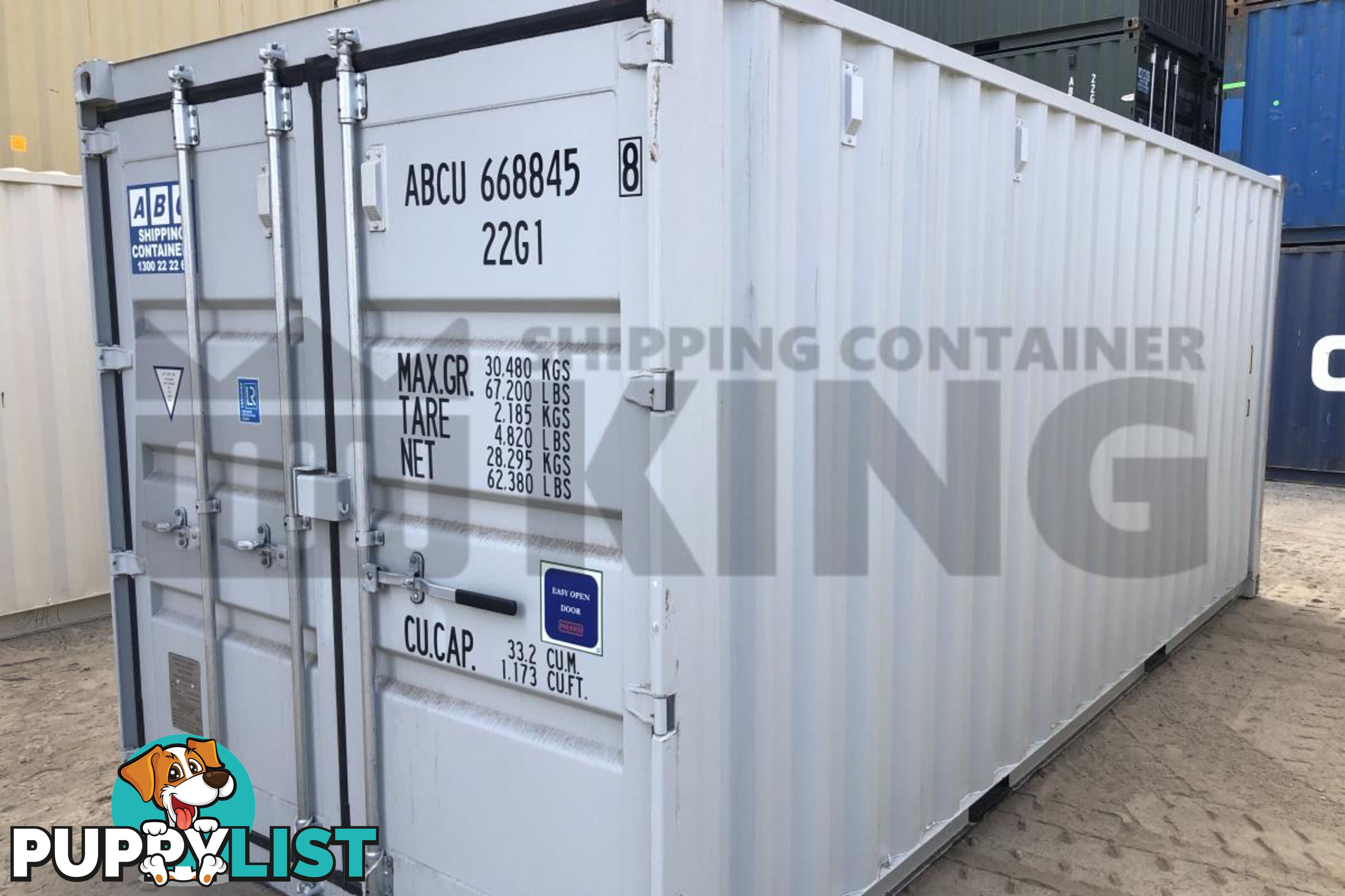 20' STANDARD HEIGHT SHIPPING CONTAINER
