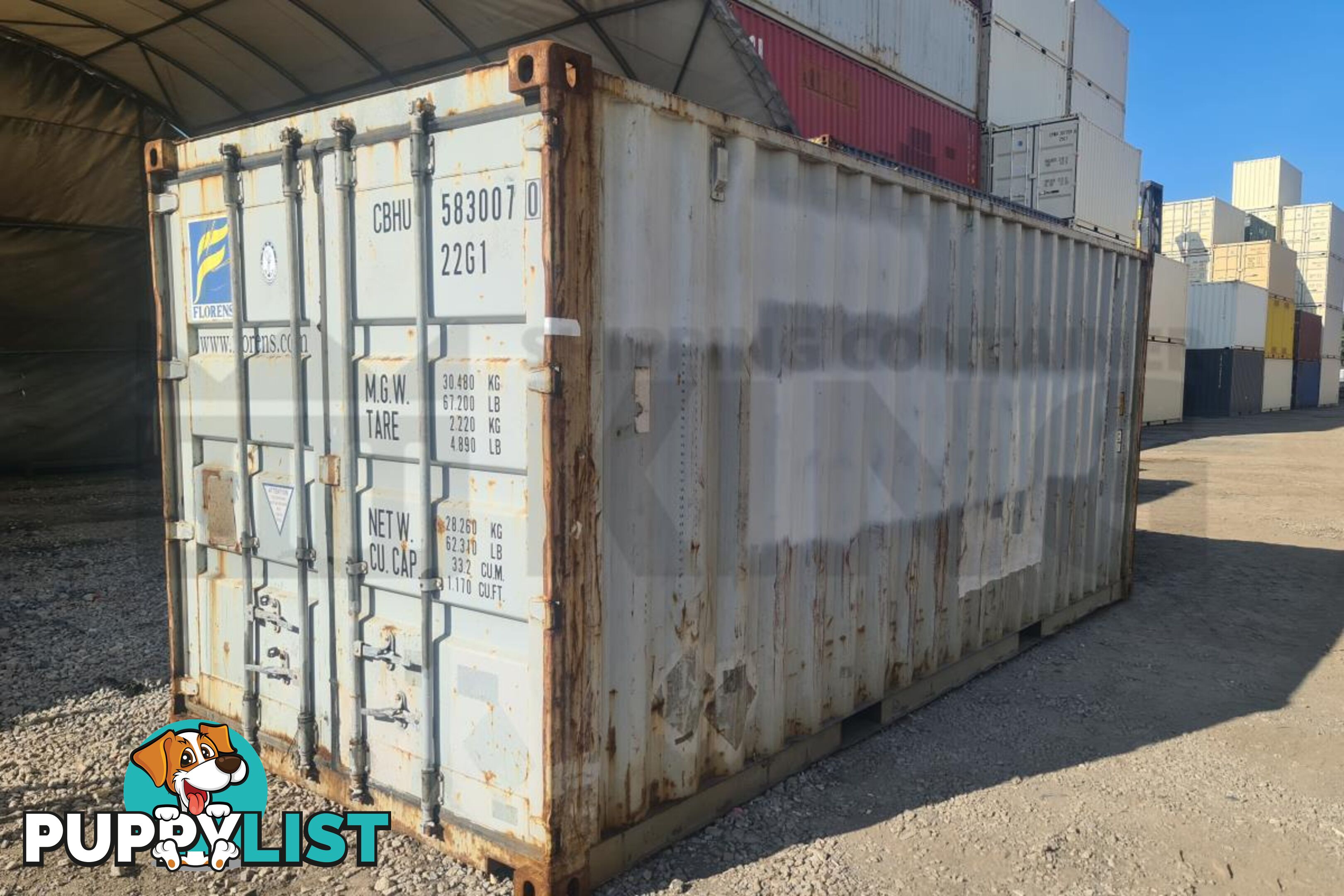 20' STANDARD HEIGHT SHIPPING CONTAINER - in Rockhampton