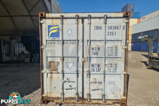 20' STANDARD HEIGHT SHIPPING CONTAINER - in Rockhampton