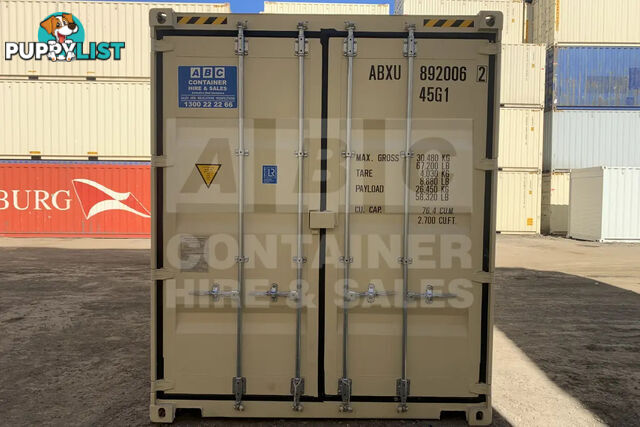 40' HIGH CUBE SHIPPING CONTAINER (STEEL FLOOR)
