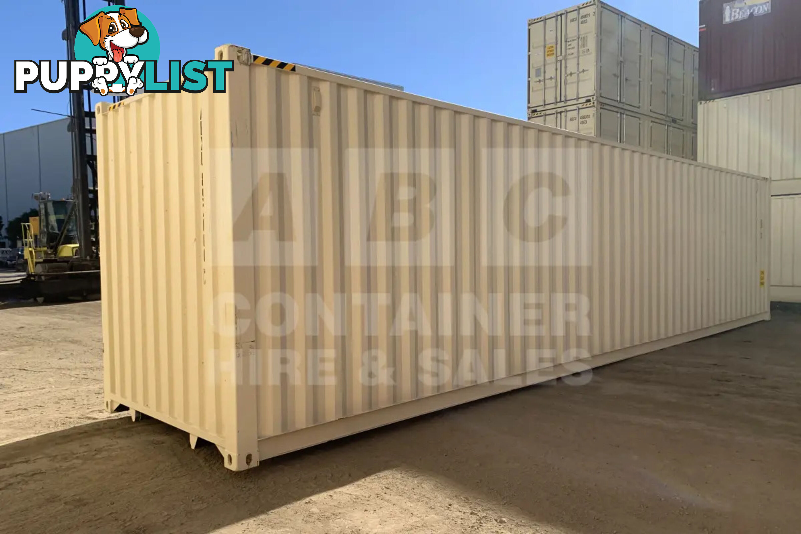 40' HIGH CUBE SHIPPING CONTAINER (STEEL FLOOR)