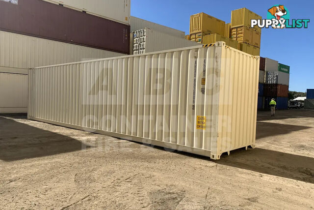 40' HIGH CUBE SHIPPING CONTAINER (STEEL FLOOR)