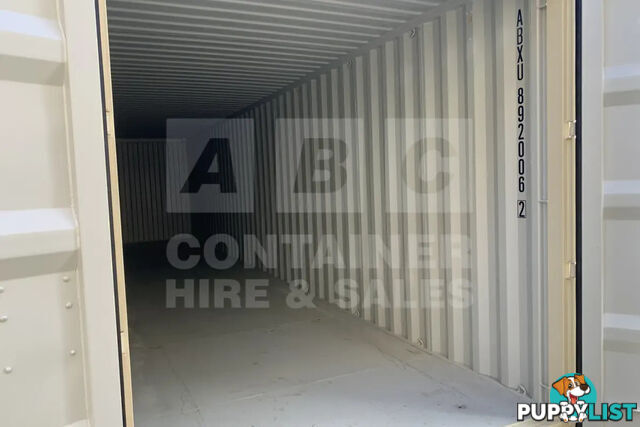 40' HIGH CUBE SHIPPING CONTAINER (STEEL FLOOR)