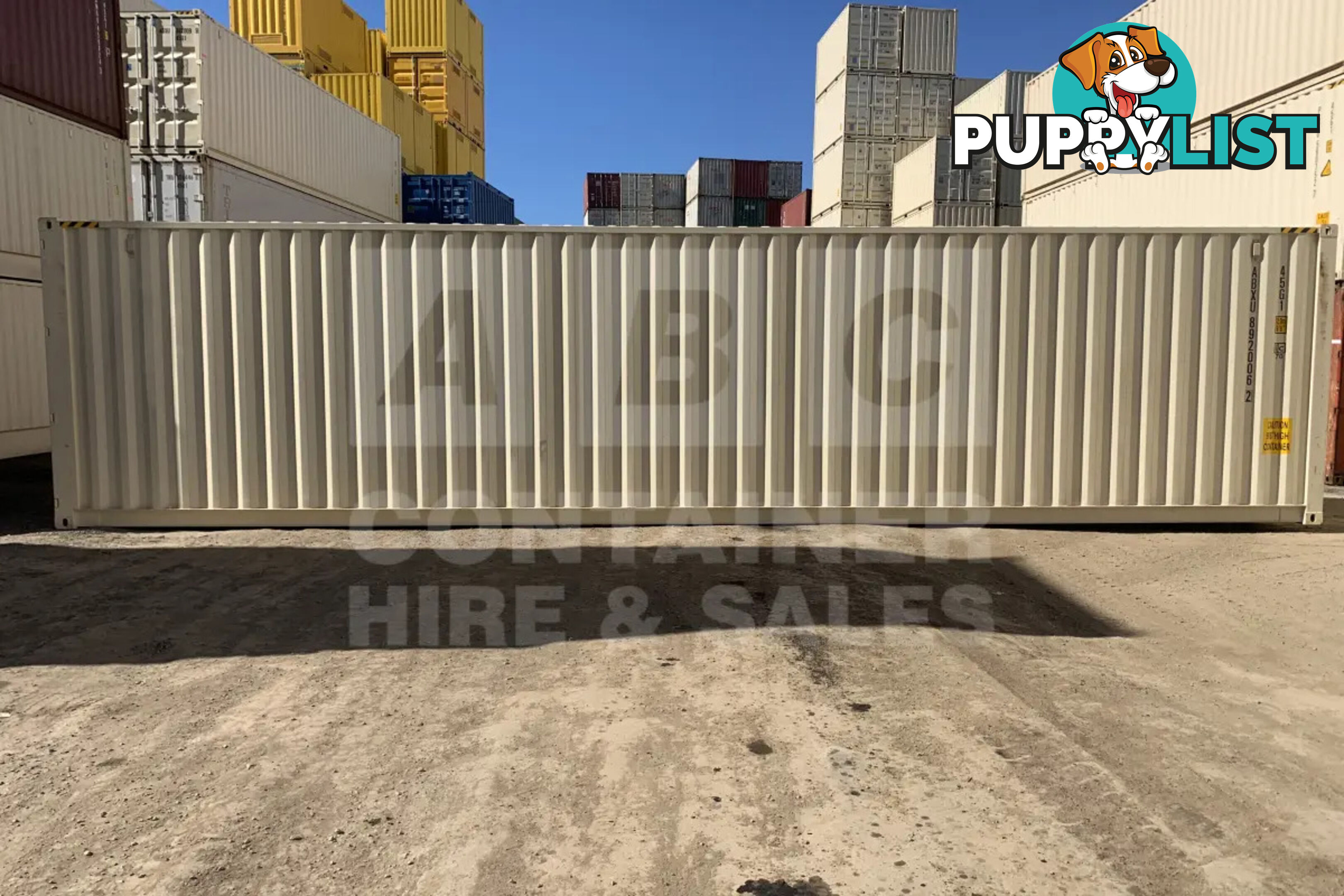 40' HIGH CUBE SHIPPING CONTAINER (STEEL FLOOR)