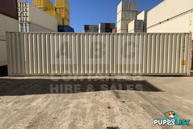 40' HIGH CUBE SHIPPING CONTAINER (STEEL FLOOR)