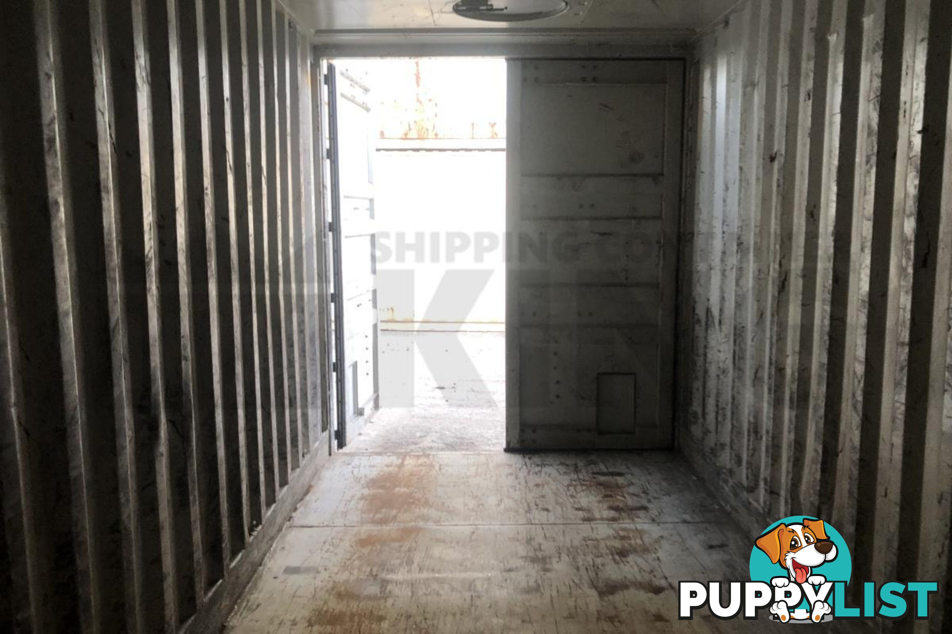 20' HIGH CUBE BULKER SHIPPING CONTAINER (STEEL FLOOR WITH ROOF HATCHES, 2 PALLETS WIDE) - in Rockhampton