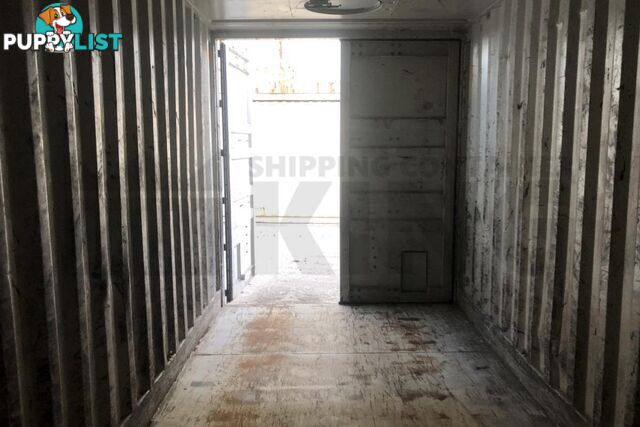 20' HIGH CUBE BULKER SHIPPING CONTAINER (STEEL FLOOR WITH ROOF HATCHES, 2 PALLETS WIDE) - in Rockhampton