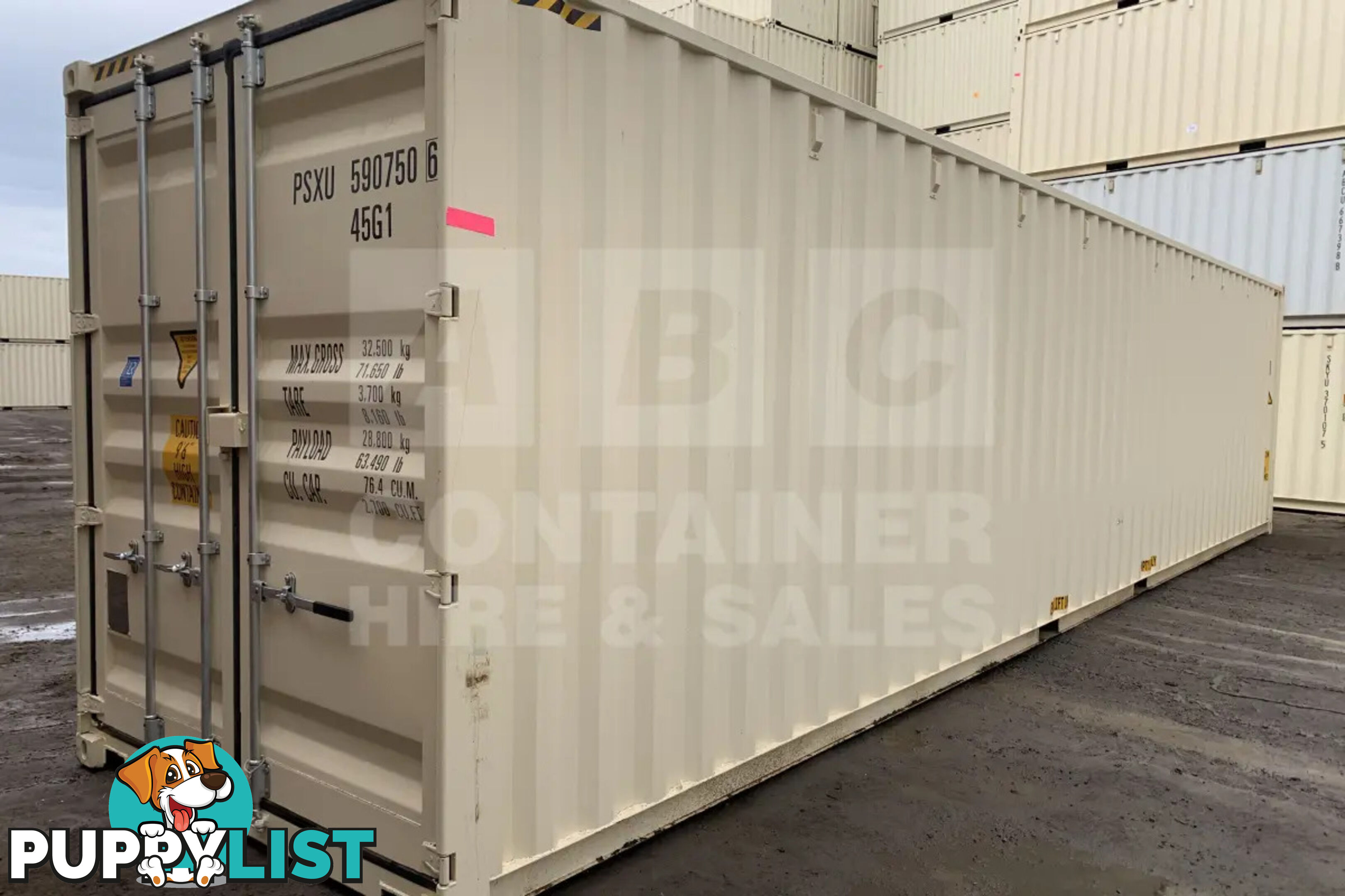 40' HIGH CUBE SHIPPING CONTAINER - in Brisbane