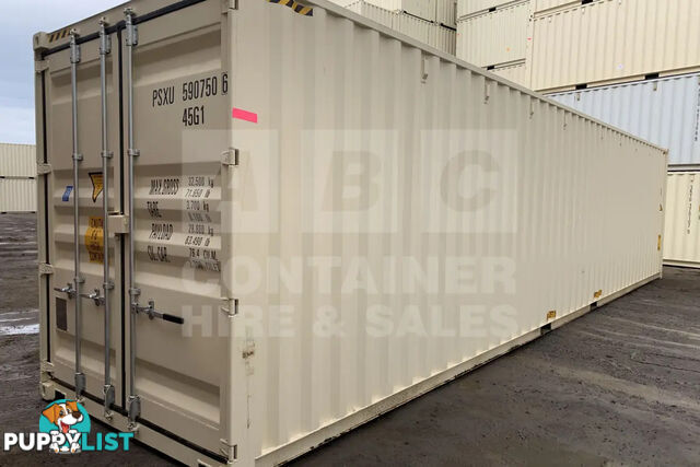 40' HIGH CUBE SHIPPING CONTAINER - in Brisbane