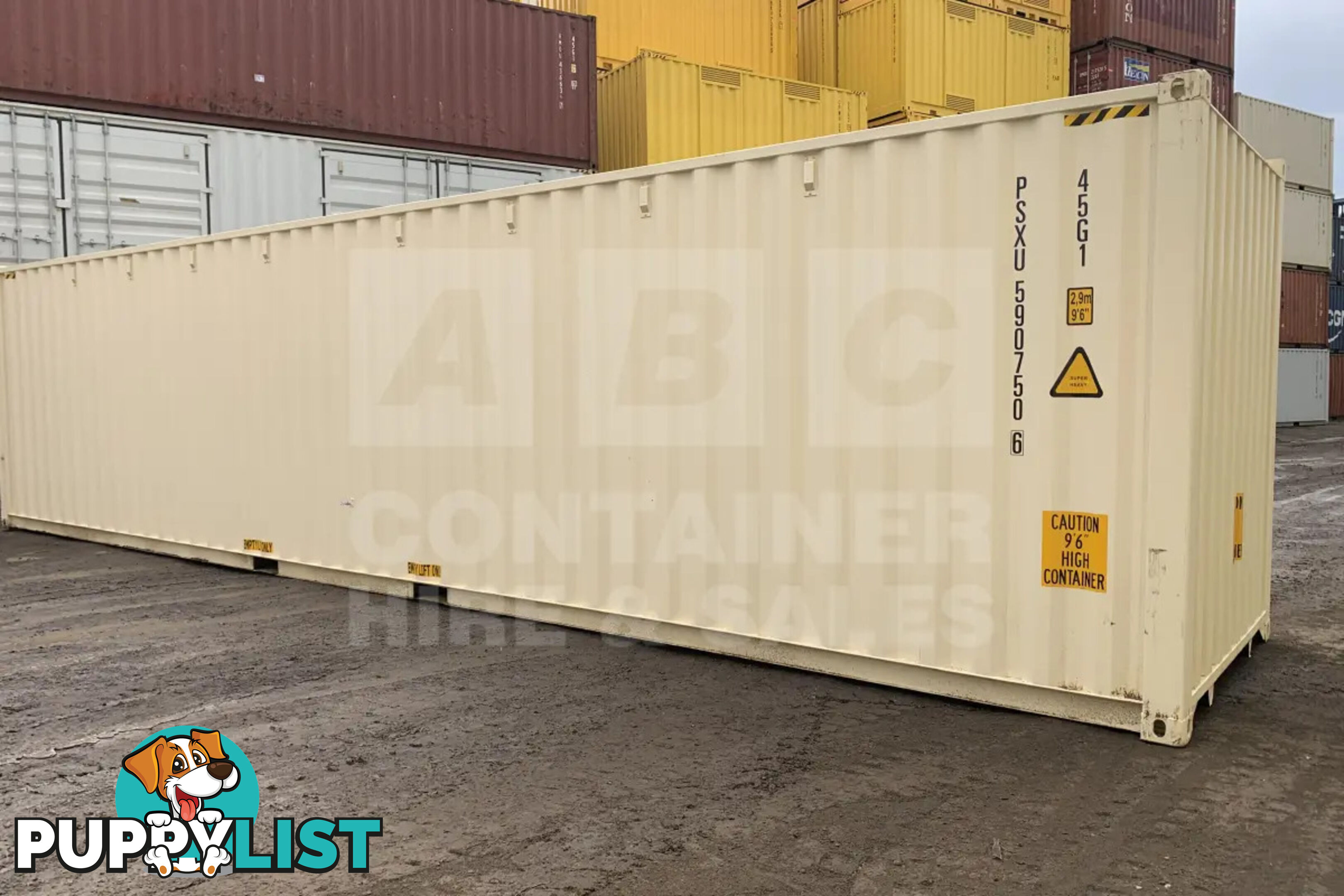 40' HIGH CUBE SHIPPING CONTAINER - in Brisbane