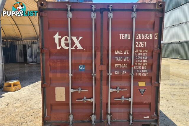 20' STANDARD HEIGHT SHIPPING CONTAINER - in Brisbane