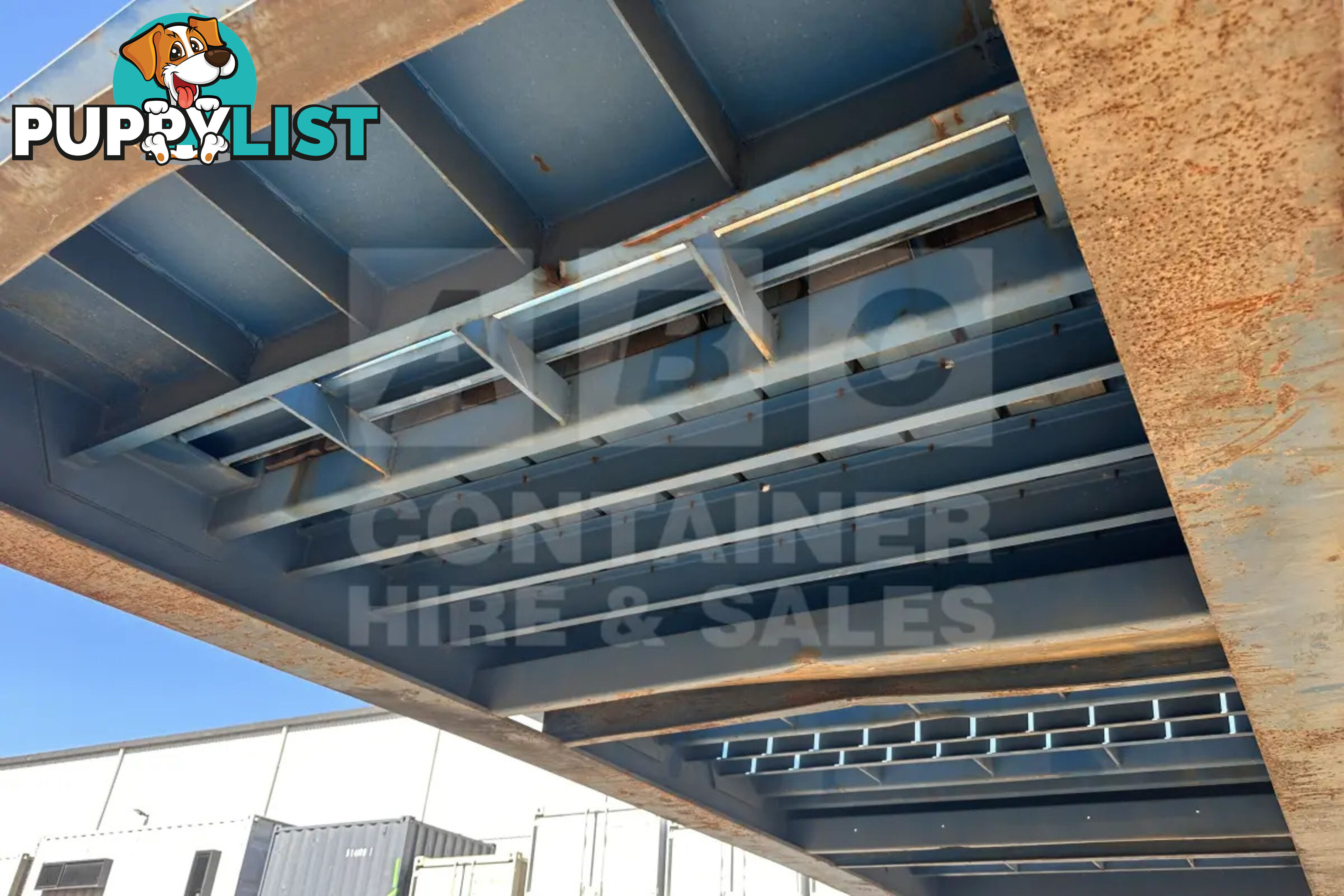 20' FLAT RACK SHIPPING CONTAINER (WITH COLLAPSIBLE ENDS)